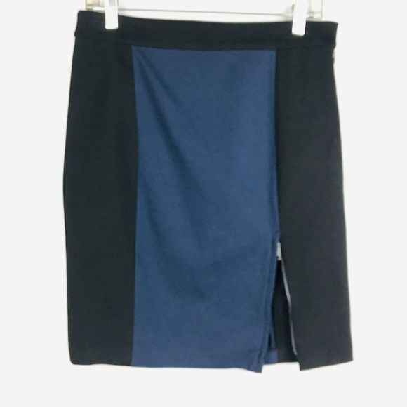 DKNYC Dresses & Skirts - DKNYC Color Block Skirt with Zipper Split